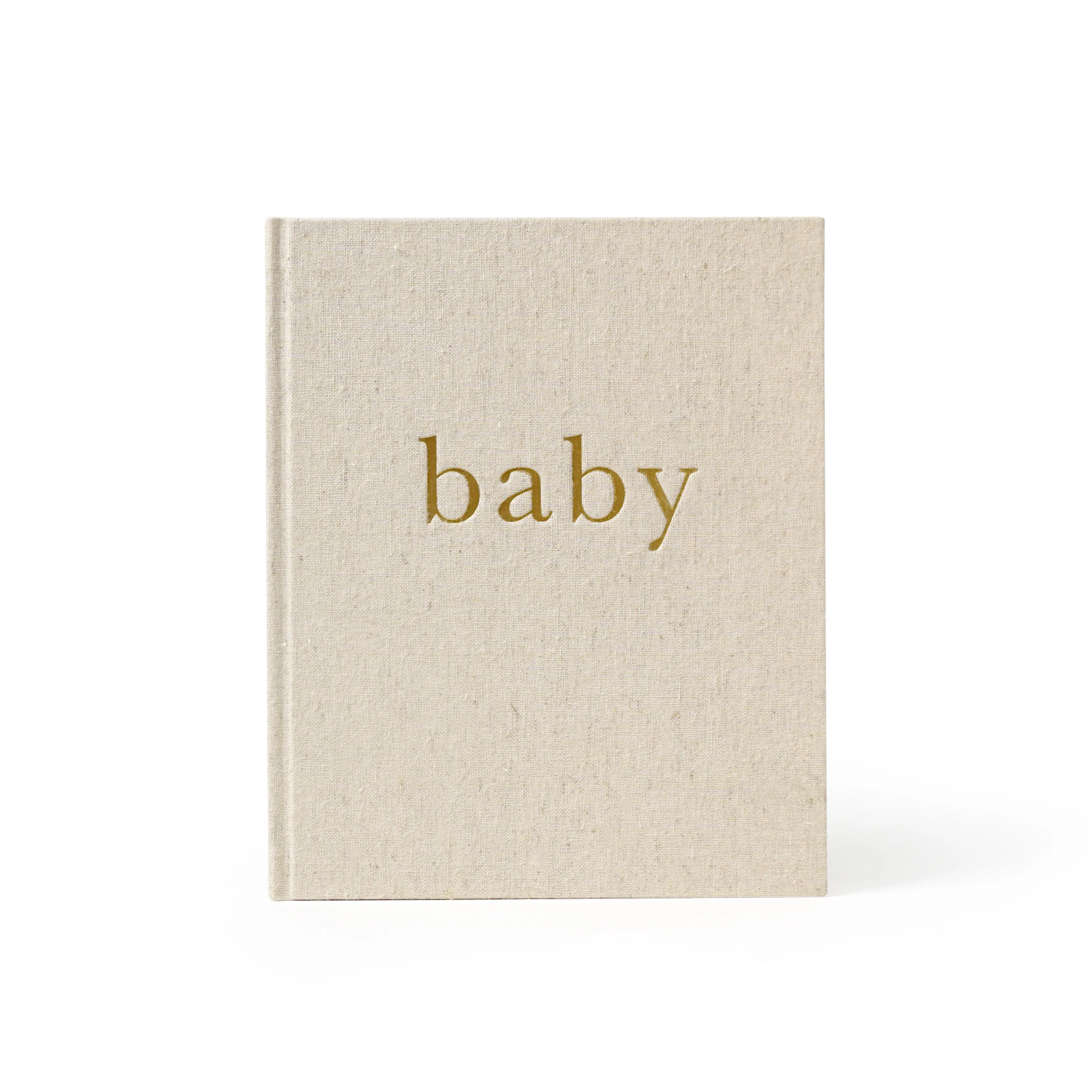 Stampa personalizzata libro di bordo del bambino copertina di lino pietra miliare della memoria della gravidanza con copertina rigida ricordo taccuino taccuino diario dei bambini