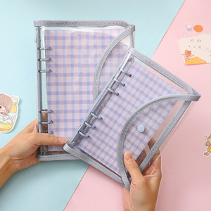 Glitter PVC Notebook Shell mit Druckknopf verschluss 6-Ring Loose-Leaf Journal Binder Nachfüllbare Covered Edge Bound to Shine - Product Image 4