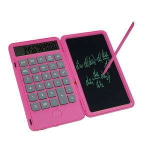 Tavoletta da scrittura LCD grafica digitale da 6 pollici calcolatrice multifunzione con calcolatrice di base pieghevole per notebook con blocco note - Product Image 1