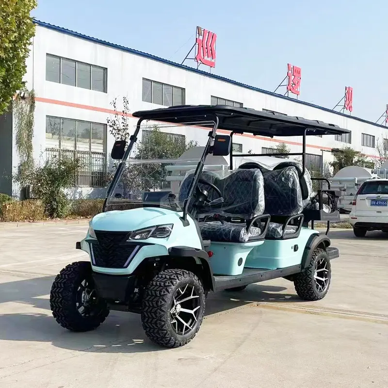 Hoge Kwaliteit Elektrische Club Auto Mini 6-zits Golf Chinese Golfkarretjes Te Koop