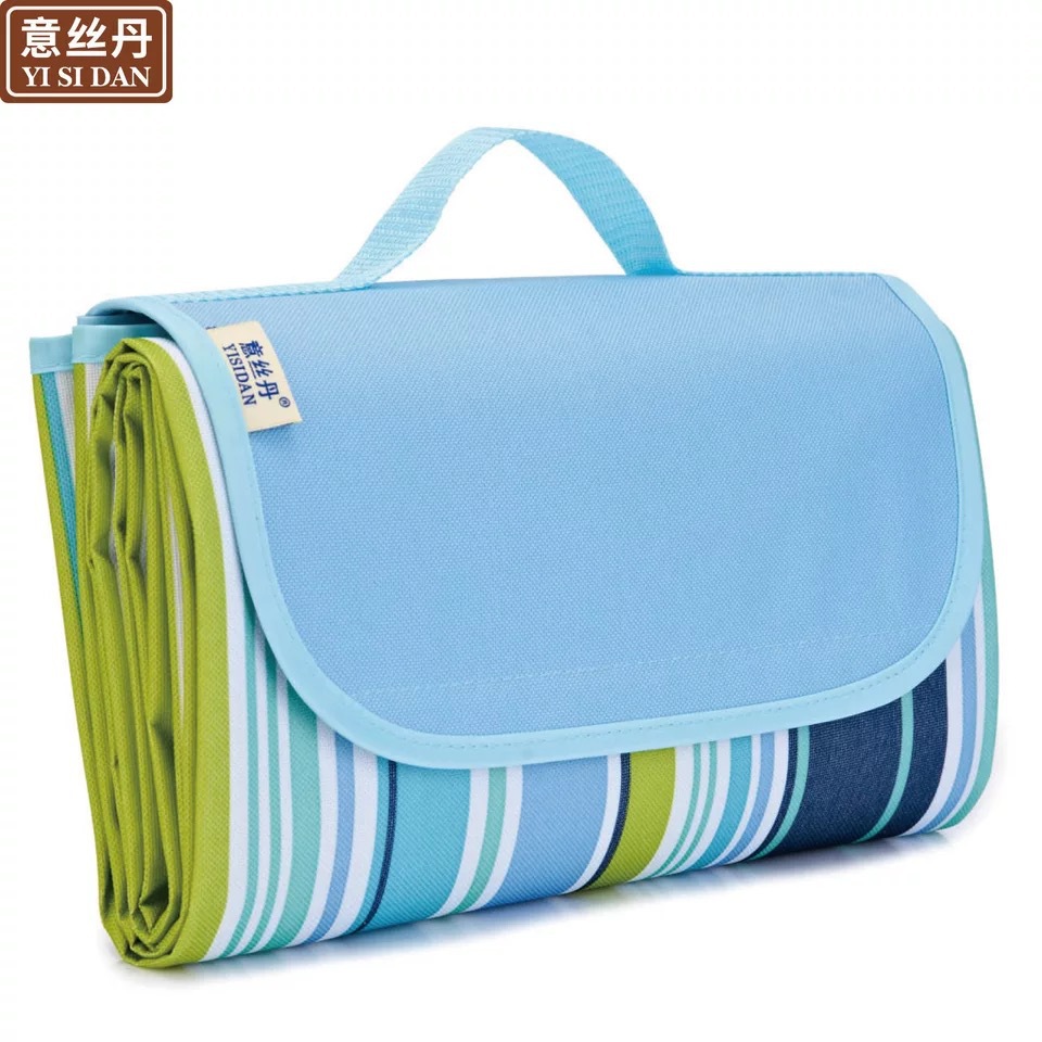 (Blue-striped Oxford cloth)