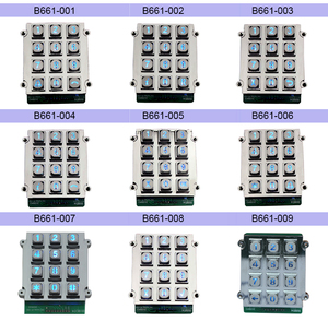 Interno 3*4 interfono numerico tastiera meccanica connettore RS232 controllo accessi tastiera illuminata - Product Image 6