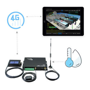 Nalog-rastreador inteligente de temperatura y humedad, dispositivo de medición de temperatura y temperatura de 4G, GPS RTK