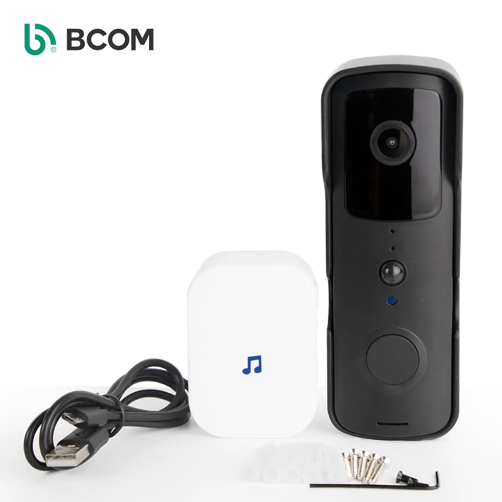 Дверной звонок Tuya 1080P, Водонепроницаемый умный Видеозвонок IP65 с Wi-Fi, камера высокого качества, домофон, дверной звонок