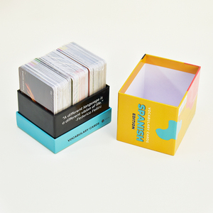 Chất lượng cao tùy chỉnh màu đen giấy in chơi boong của nhà sản xuất thẻ trò chơi phụ kiện - Product Image 2