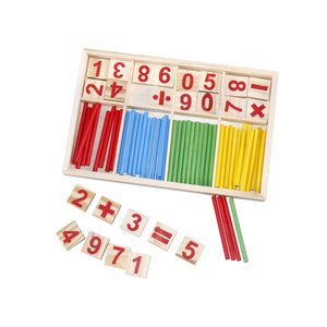 Counting Stick Calculation Math Educational Toy、Wooden Number CardsとCounting Rods Box - Product Image 4