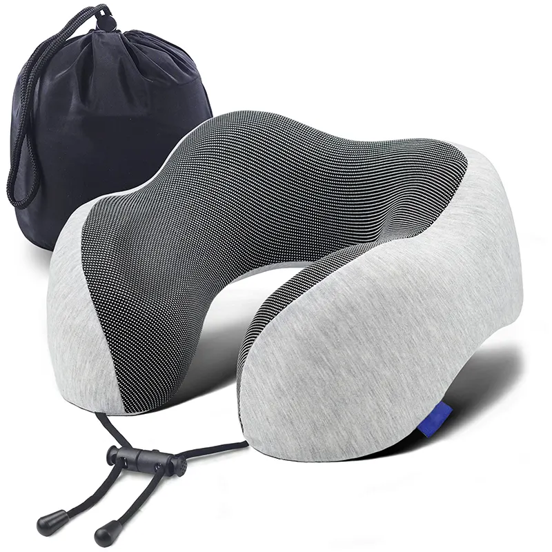 Almohada de espuma de memoria para reparación Cervical personalizada, cojín de cuello para dormir de lado, almohada de cuello de viaje para avión para coches