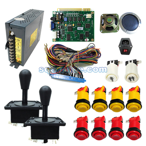 Jamma เกมอาร์เคดแบบคลาสสิก60ใน1ชุดพร้อมลำโพง24V จอยสติ๊ก Zippy อเมริกันปุ่มกด jamma ลวด PCB ฟุต - Product Image 5