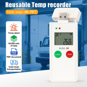 Registrador de Datos de registro de temperatura de alta calidad Alarma de temperatura Registrador de temperatura de cadena fría - Product Image 3