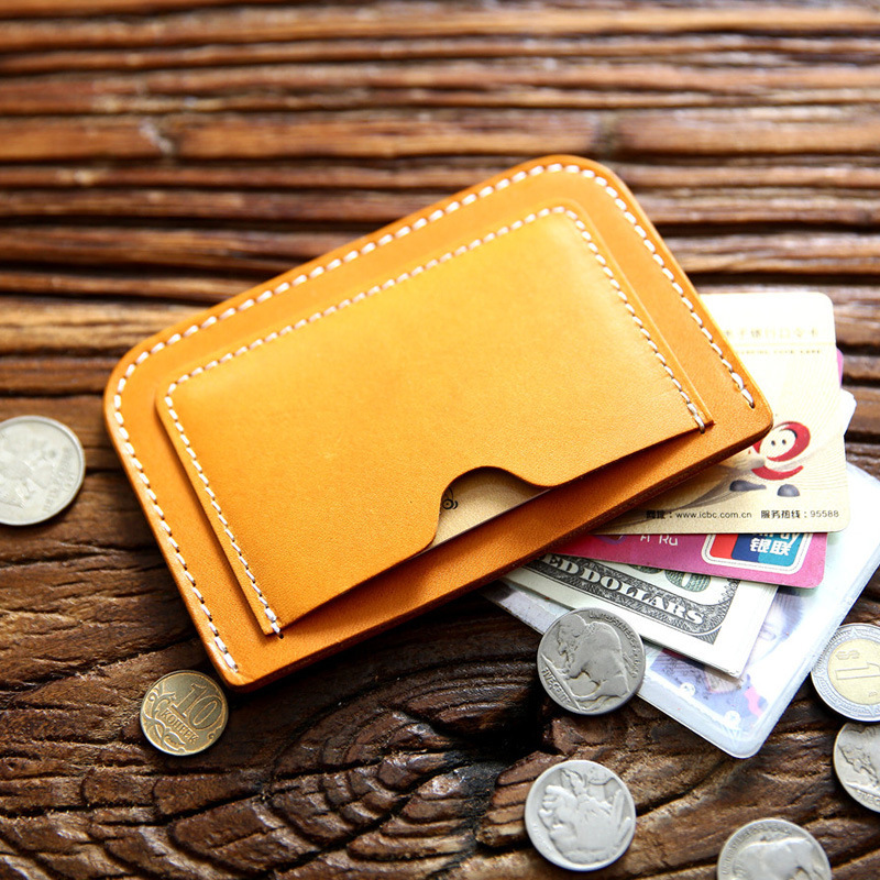 Yellow brown-harley vegetable tanned leather