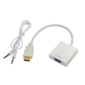Cable adaptador USB 3,0 a HDMI VGA, convertidor de Audio y vídeo para ordenador, multipuerto, salida Dual, pantalla 1080P