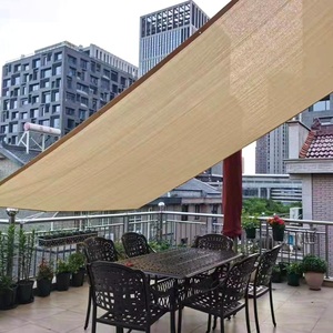 Tewango 150 ~ 200gsm 80 ~ 98% לעבות אנטי Uv <span class=keywords><strong>HDPE</strong></span> בד מרפסת ביתן חופה סוככים שמש צל נטו מרפסת פרטיות מסך - Product Image 6
