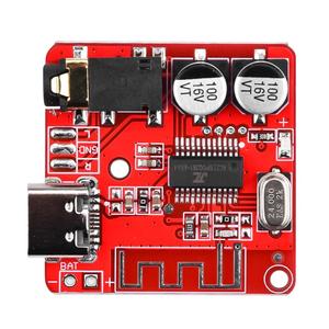 Audio <strong>Bluetooth</strong> Module Receiver Board <strong>Bluetooth</strong> 5.1 MP3 Lossless Decoder Micro USB 3.5mm Audio Output Amplifier Module Type-C