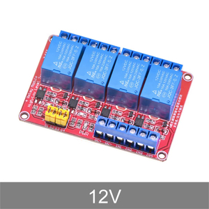 <span class=keywords><strong>4</strong></span>-Kanal 5V 12V 24V Relais modul platinen abschirmung mit Optokoppler unterstützung Hoch-und Niedrig pegel auslöser für <span class=keywords><strong>Arduino</strong></span>