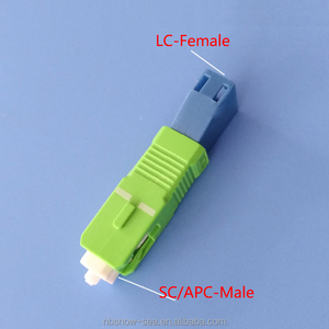 SC/APCオス-LC/UPCメス光ファイバーアダプターSM SC-LCアダプターイーサネットネットワーク - Product Image 3