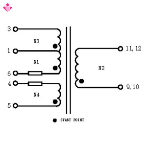 Ad alta frequenza PQ3225 di commutazione di alimentazione toroidale trasformatore bobina di rame a uscita singola bobina Ferrite Core elettronica - Product Image 6
