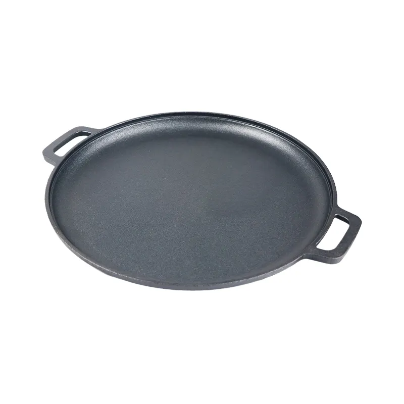 Practical Cooking Utensil Iron Frying Pan Non-stick Cast iron Pancake Pan Pizza Pan