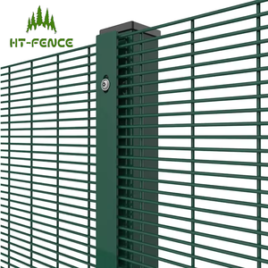 HT-FENCE fabrika doğrudan satış özelleştirilmiş y-şekilli yüksek güvenlik çit Anti tırmanın yüksek kaliteli 358 çit - Product Image 6