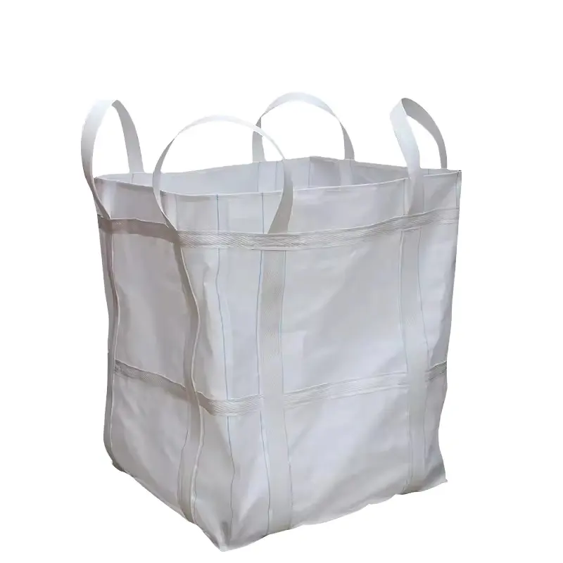 Top cover skirt woven polypropylene fabric bag jumbo bag mesh drawstring bag for cement firewood onion sacking