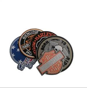 Trong Kho Skull Phong Cách Hat Thêu Moto Vá Native American Xe Máy Yếu Tố May Sắt Trên Thêu Các Bản Vá Lỗi Cho Quần Áo - Product Image 5