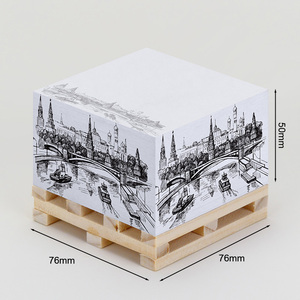 Cubo de notas adhesivas personalizable de gran venta, exquisito y portátil con 500 páginas interiores autoadhesivas y varios tamaños - Product Image 2