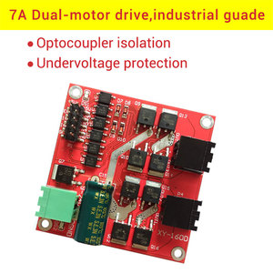 WUZHI 160D 7A/160W Doppelkreis-Gleichstrommotor-Antriebs modul Industrielle Vorwärts-und Rückwärts-PWM-Drehzahl regelung L298-Logik - Product Image 2