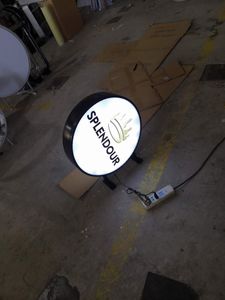 Quảng Cáo Ngoài Trời Treo Hiển Thị Dấu Hiệu Tùy Chỉnh Acrylic Led Ánh Sáng Hộp - Product Image 3