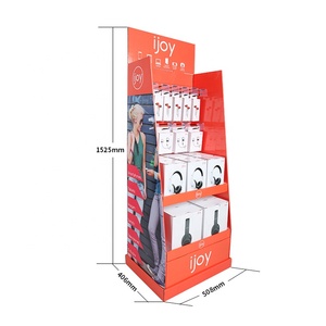 กล่องอิเล็กทรอนิกส์ชั้นวางหูฟังแบบแขวนทำจากกระดาษแข็งสามารถพับเก็บได้เป็นมิตรต่อสิ่งแวดล้อม - Product Image 6