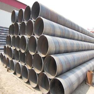 API 5L Large Diameter Spiral Steel Tube ASTM A252 SSAW Carbon Welded Pipe for Oil Pipeline <strong>ERW</strong> 6m Custom Cutting Bending