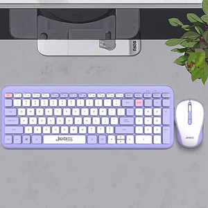 Ultra dünne drahtlose Tastatur mit 99 Tasten und Maus Combo Dual Mode 2.4G Low Profile für Win/Mac Laptop/Desktop - Product Image 2