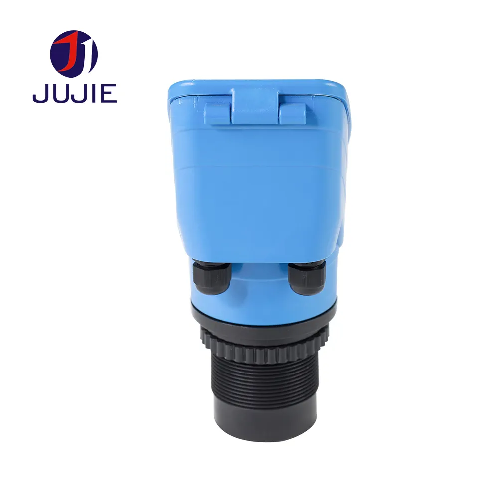 Jujie gtlhmb medidor de nível ultrassônico, indicador inteligente de 3 metros para tanque de água, gasolina e óleo industrial