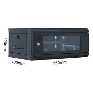 Standard internazionale 19 ''montato a parete Computer interruttore Rack di rete Cabinet 4U-27U capacità per centri dati - Product Image 3