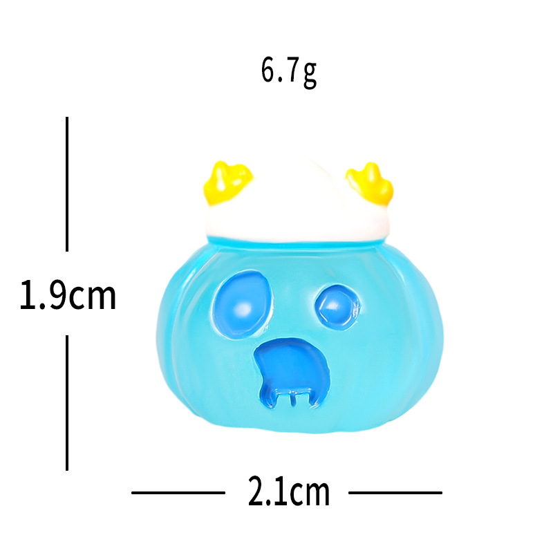 Citrouille fantôme bleue