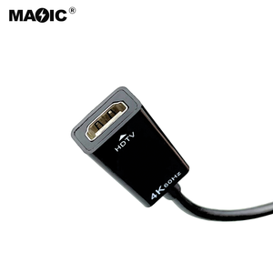 Adaptador de Cable DP a HDMI hembra, convertidor DP a HDMI 4K a HDMI 4K @ 60Hz para PC, portátil, proyector HD, OEM de fábrica - Product Image 5