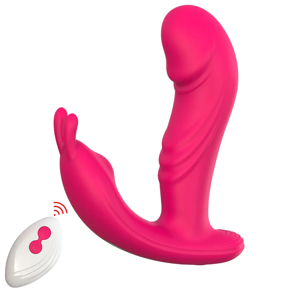 Kaninchenvibrierende ferngesteuerte tragbare Vibrator-Hosen mit Sex tragbare Dildo Vibrate Sexspielzeug für Damen