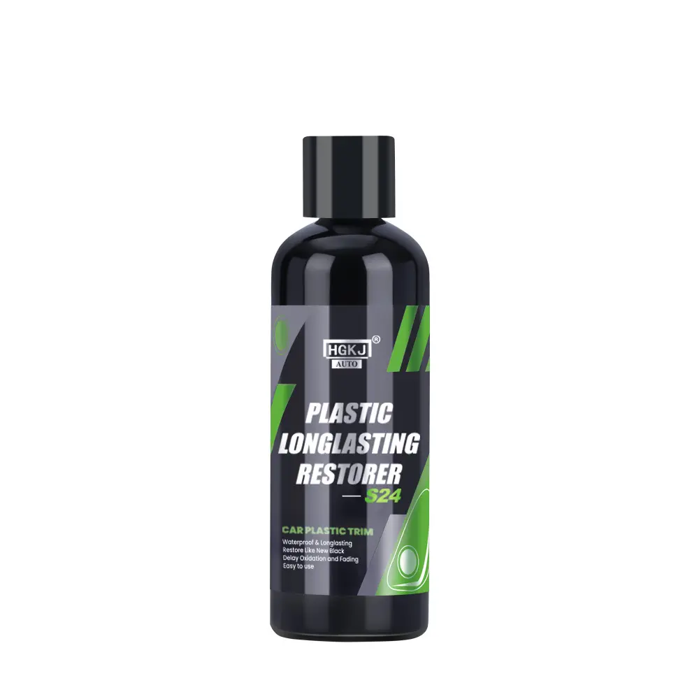 C0763 HGKJ S24 50ml restaurateur de plastique retour au noir brillant nettoyage de voiture Auto polissage et réparation revêtement rénovateur voiture détaillant