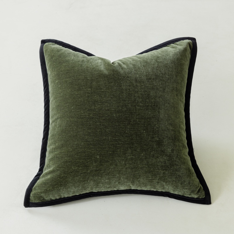 Velours cunney vert noir