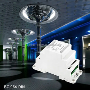 BC-964-DIN DIN Rail 4CH PWM ripetitore di potenza DC5-24V 24A RGB Dimmer amplificatore per il controllo sincrono di diverse lampade a LED - Product Image 5