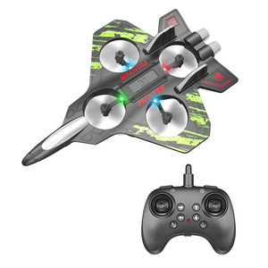 LK ของเล่นเครื่องบินโฟม RC 2.4GHz พร้อมไฟ LED ของเล่นเครื่องบินรบโฟม - Product Image 1