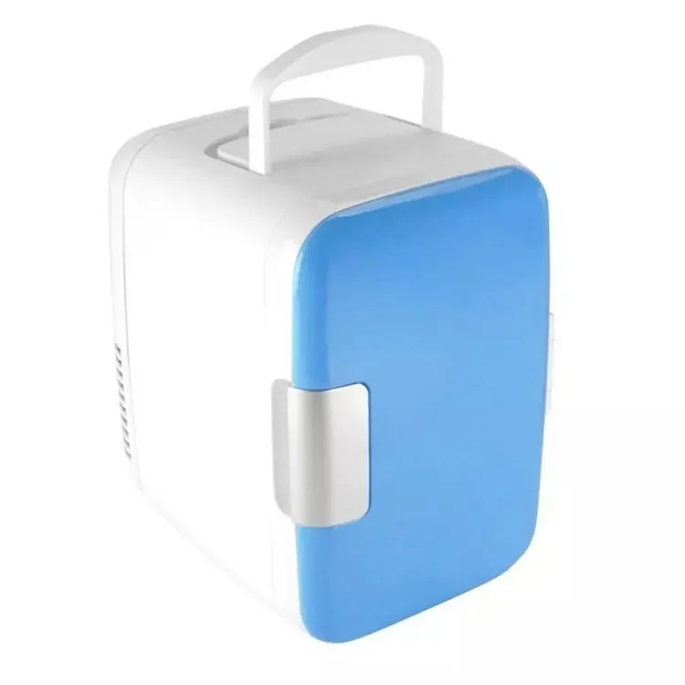 Mini nevera portátil para viaje al aire libre, refrigerador personalizado de 12V de CC, 4L, calentador, pequeño