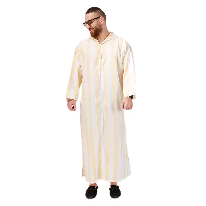 Traditionele Moslim Kleding Islamitische Kwaliteit Abaya Dubai Robe Islamitische Man Jurken Arabia Saudi Marokkaanse Kaftan Thobe