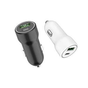 Q220 Made in Taiwan Manufacturer Dual Output PD QC 20W Fast Charging Vehicle <strong>Charger</strong> Car Power Adapter - Product Image 4