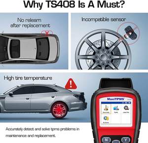 Original Autel MaxiTPMS TS408 TPMS Relearn Tool und Sensor Programming Tool Lebenszeit Kostenloses Online-Update - Product Image 5
