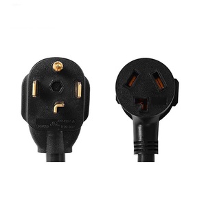 4プロングの新しい電気乾燥機プラグから3プロングの古い乾燥機レセプタクルコネクタアダプタ14-30Pから10-30R4プロング乾燥機出口アダプタ