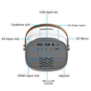 Mini proyector de cubo para niños Precio Pakistán Soporte Dolby Atmos Descargar aplicaciones de Android en Mini proyector - Product Image 2