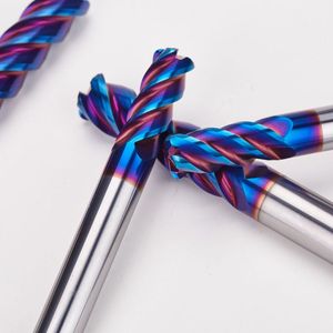 20mm Fresa cnc màu xanh NACO lớp phủ freza freze rắn Carbide <span class=keywords><strong>End</strong></span> <span class=keywords><strong>Mills</strong></span> hrc65 6 sáo thẳng <span class=keywords><strong>End</strong></span> Mill - Product Image 2