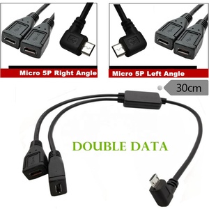ตัวแยกสายเคเบิล USB 1ใน2ออก USB C 3.1ตัวผู้ไปยังสายเคเบิลต่อ AF พร้อมชิป - Product Image 4