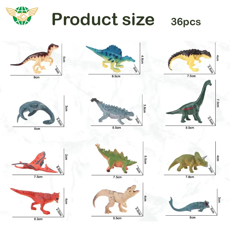Figure di animali dinosauro giocattoli realistiche figurine di animali, gioco educativo di animali selvatici
