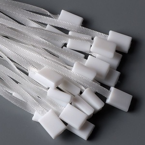 Tại chỗ quần áo tag rope, màu đen và trắng Ribbon khóa Khóa dây, ribbon chèn duy nhất dây - Product Image 4