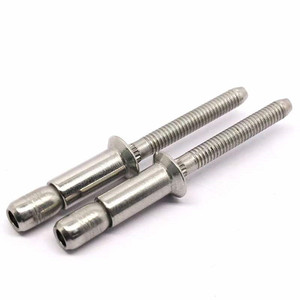 4.8 मिमी 6.4 स्टील मोनो-बोल्ट पॉप रिवेट बोल्ट विमान अंधा रिवेट - Product Image 2